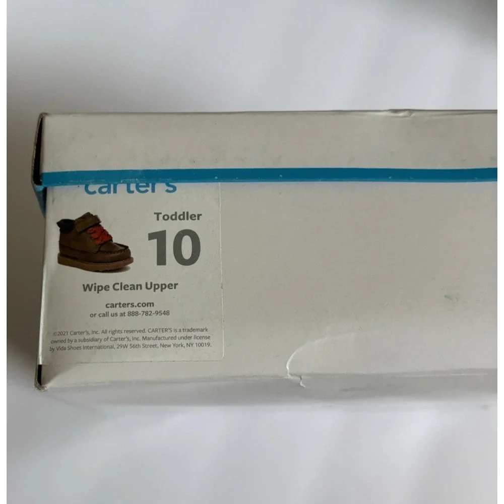 Carter's Norman Toddler Boys Boots Size 10 Brown Fashion Streetwear - NIB